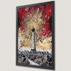 Coastal Lighthouse Art Poster - Abstract Nautical Decor