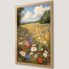 Rustic Wildflower Meadow Art Poster - Floral Wall Decor