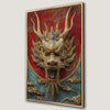 Dragon Canvas Print Sculpture Art Inspired by Asian Mythology
