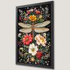 Dragonfly and Wildflowers Art Poster - Bring Nature's Beauty Home