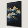 Dramatic Abstract Clouds Canvas Print for Home Decor