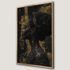 Dramatic Black Woman Canvas Print Luxury Art Piece