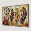 Dreamcatcher and Feather Canvas Print Boho Chic Art