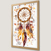 Dreamcatcher and Feathers Art Poster | Boho Chic Wall Decor
