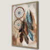 Dreamcatcher Feather Art Canvas Print for Boho Homes