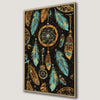 Dreamcatcher Feathers Bohemian Canvas Print Wall Art