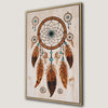 Dreamcatcher Tribal Art Canvas Print with Feathers