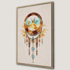 Dreamcatcher with Feathers Canvas Print
