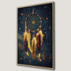 Dreamcatcher with Feathers Canvas Print for Boho Chic Decor