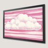 Dreamy Pink Cloud Art Poster for Kids' Rooms
