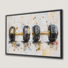 Dumbbells Motivational Canvas Print Gift Fitness Art