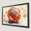 Dynamic Basketball Action Art Poster for Game Room Decor