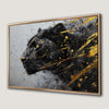 Dynamic Black Panther Jungle Canvas Print Art Decor