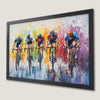 Dynamic Cycling Race Art Poster - Capture the Thrill