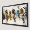 Dynamic Cyclist Art Poster - Enhance Your Space