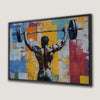Dynamic Powerlifter Canvas Print Athletic Wall Art