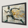 Dynamic Runner Art Poster - Modern Sports Decor for Your Space