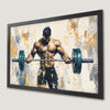 Dynamic Weightlifting Art Poster - Inspire Your Space