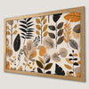 Earthy Autumn Leaves Art Poster - Botanical Wall Decor