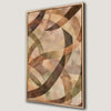 Earthy Tones Geometric Canvas Print, Wall Art Decor