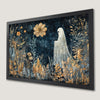 Eerie Floral Garden Art Poster - Spooky Decor for Your Walls