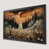 Eerie Ghost in Meadow Art Poster - Spooky Forest Decor