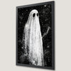 Eerie Ghostly Figure Art Poster - Haunted Home Decor