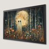 Eerie Moonlit Forest Art Poster - Halloween Wall Decor