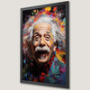 Einstein's Joy: Pop Art Poster for Your Wall
