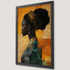 Elegant African Woman Art Poster | Afrocentric Wall Decor