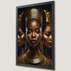 Elegant African Woman Art Poster for Modern Decor