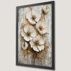 Elegant Beige Floral Art Poster for Home Decor