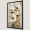 Elegant Beige Floral Art Poster for Home Decor