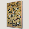 Elegant Birds in a Tree Framed Canvas Print