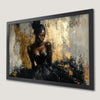 Elegant Black Girl Art Poster - Luxurious Wall Decor