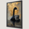 Elegant Black Swan Art Poster for Dark Academia Decor