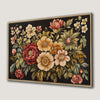 Elegant Blooms Botanical Canvas Print for Hallway Decor