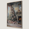 Elegant Christmas Tree Scene Canvas Print