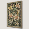 Elegant Lily Flowers Framed Canvas Print Decor