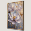 Elegant Lotus Flower Abstract Canvas Print Wall Art
