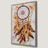 Elegant Orange Dreamcatcher Canvas Print Home Decor