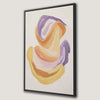 Elegant Pastel Colors Abstract Canvas Print Minimalist Art