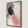 Elegant Pastel Colors Canvas Print for Modern Office Decor