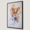 Elegant Pastel Floral Canvas Print - Modern Bedroom Decor
