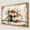 Elegant Vintage Floral Art Poster for Home Decor