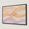 Elegant Waves in Pastel Colors Canvas Print