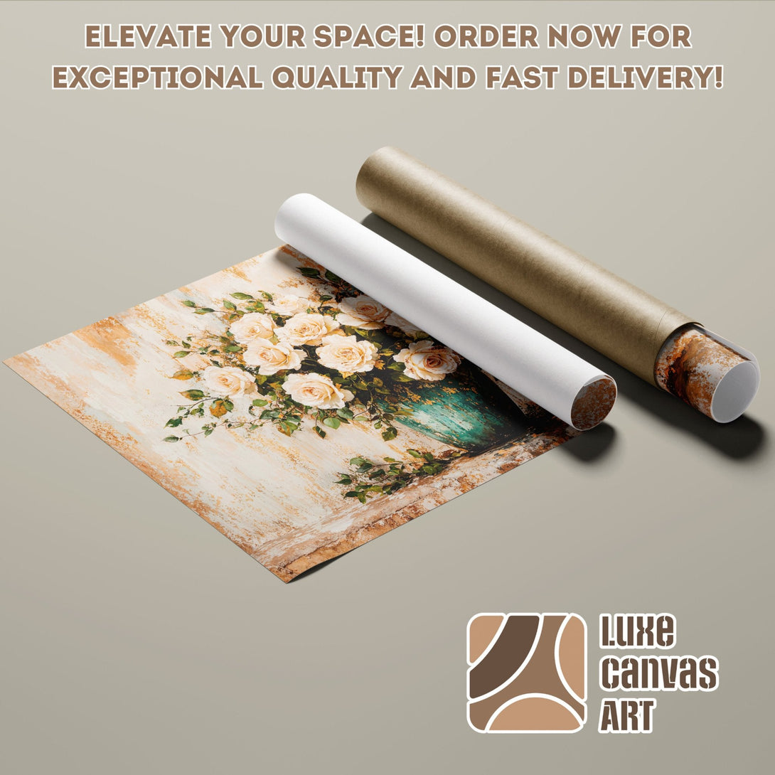 Poster Roll featuring floral art with a neutral color palette. Elevate your space with our premium Poster!