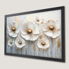 Elegant Wildflower Art Poster with Gold Accents