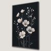 Elegant Wildflowers Gothic Floral Canvas Print