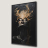 Emotional Female Portrait Canvas Print Victorian Art